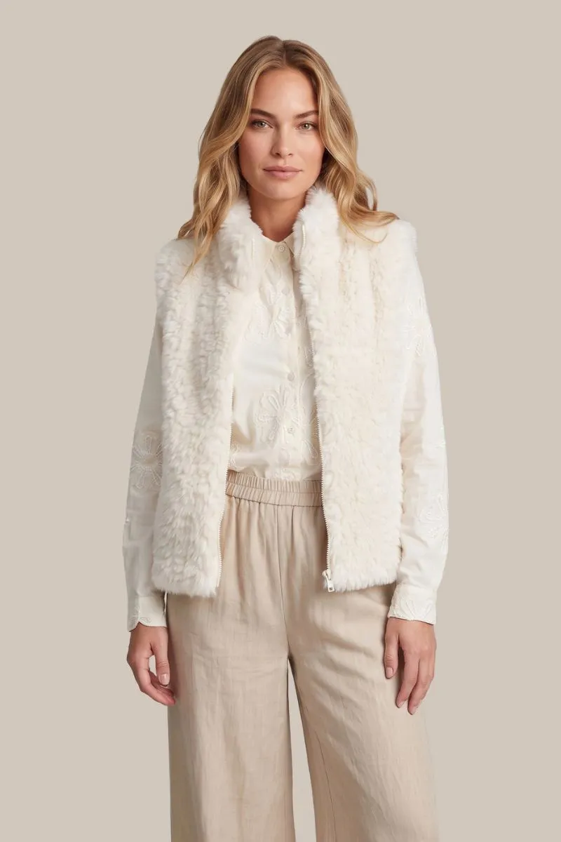 G-maxx Laluna Gilet in sandkleur